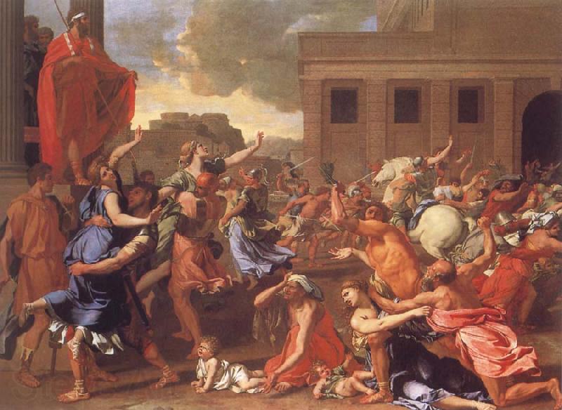 Nicolas Poussin The Abduction of the Sabine Women